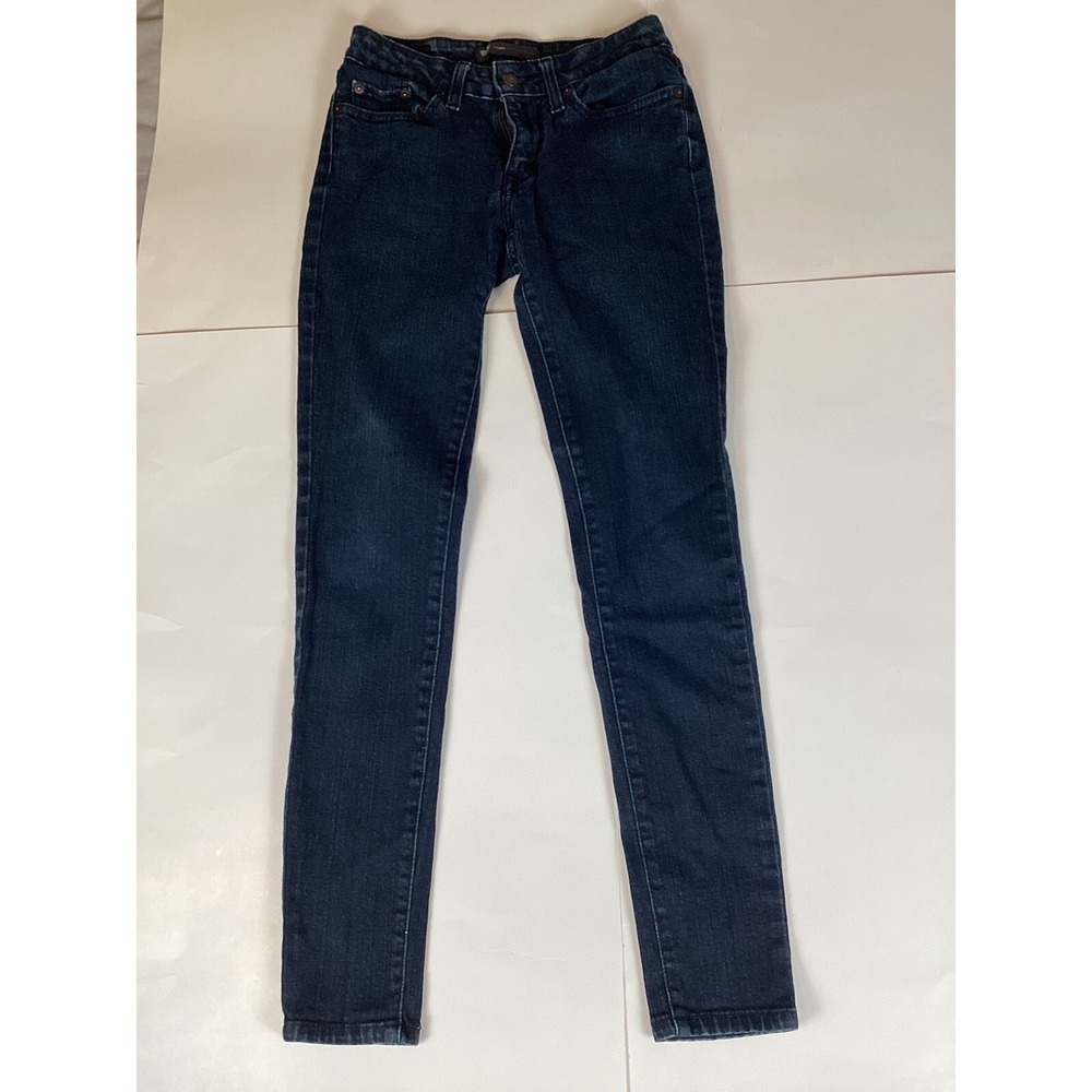 Women's/Juniors Levi's Jeans Legging Dark Wash Size 5M 27x32 Broken Zipper